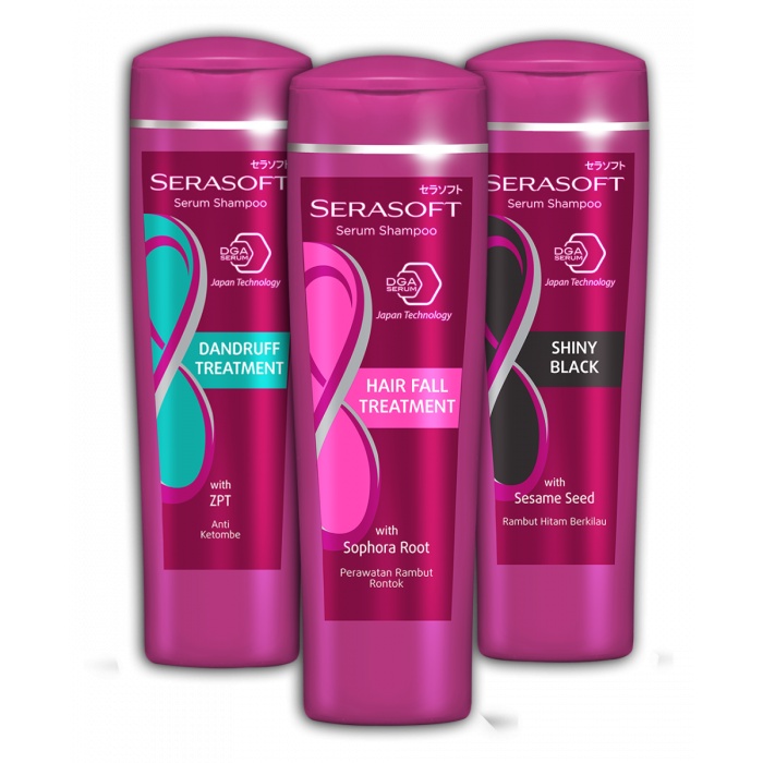 Jual Serasoft Shampoo Serum Hair Fall TreatMent Botol 170 ml 100
