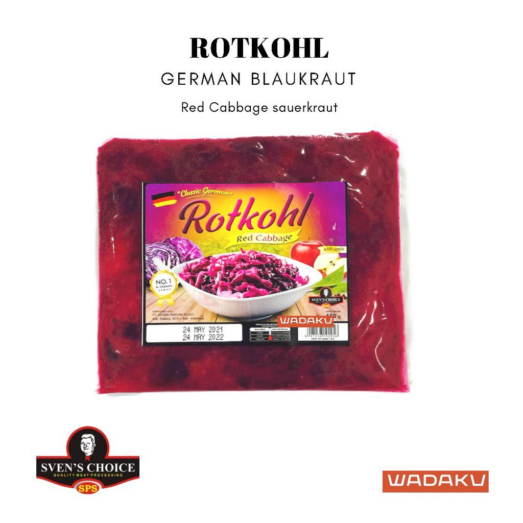 

Classic German Rotkohl Red Cabbage Kubis Merah 150gr