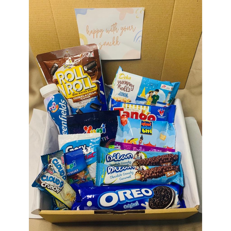 HAMPERS SNACK BOX GITF BOX HAMPERS ULANG TAHUN / SNACK BOX WISUDA / ANNIVERSARRY / HAMPERS LEBARAN / HADIAH ULANG TAHUN / PARSEL LEBARAN