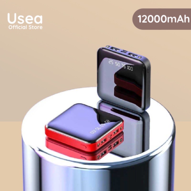 Powerbank fast charging ALLPOWERS 12000mAh Dual Input LED Flash Mini Digital Display Fast Charging P