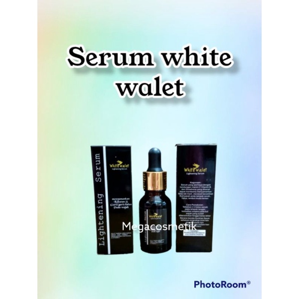 ( PERLUSIN) SERUM WHITE WALET LIGHTENING SERUM BLACK WALET ORIGINAL import