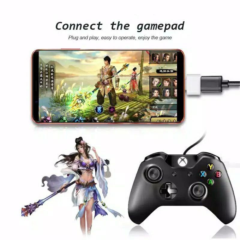 OTG HP Micro Mini On The Go Otg Flashdisk ke HP Sambungan HP Konektor Android Pakai Mouse Laptop Buat Game Micro Usb V8