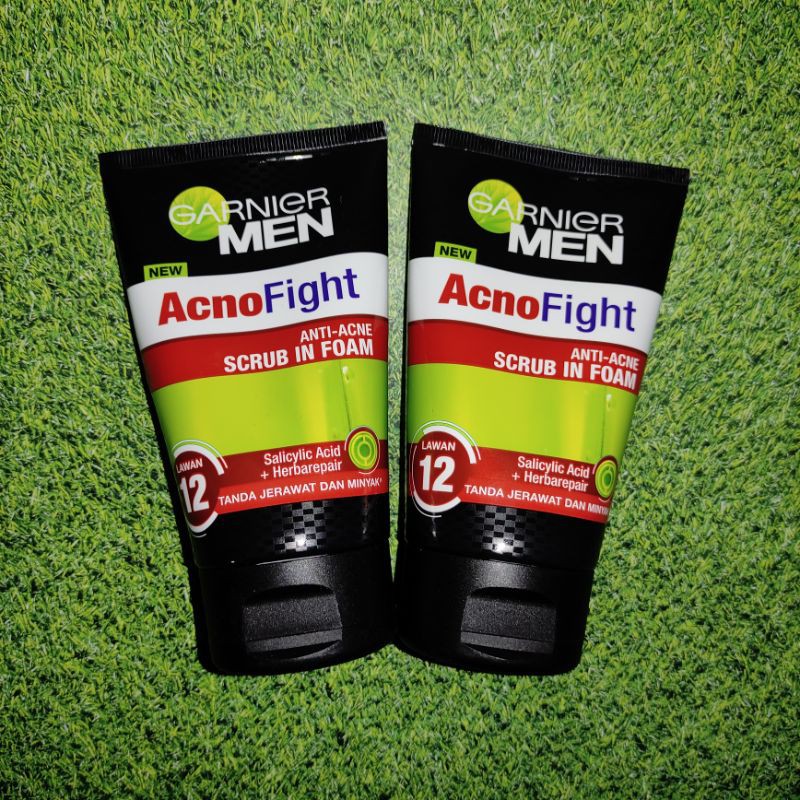 Garnier Men Acno Fight Anti Acne Scrub In Foam - 100ml / 100 ml