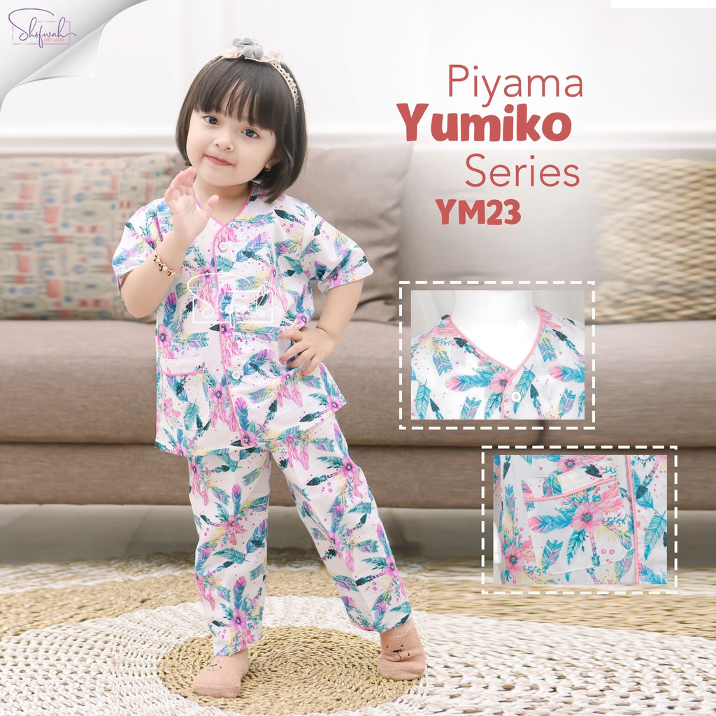 [SHOFWAH] PIYAMA YUMIKO PAJAMAS BAJU TIDUR ANAK