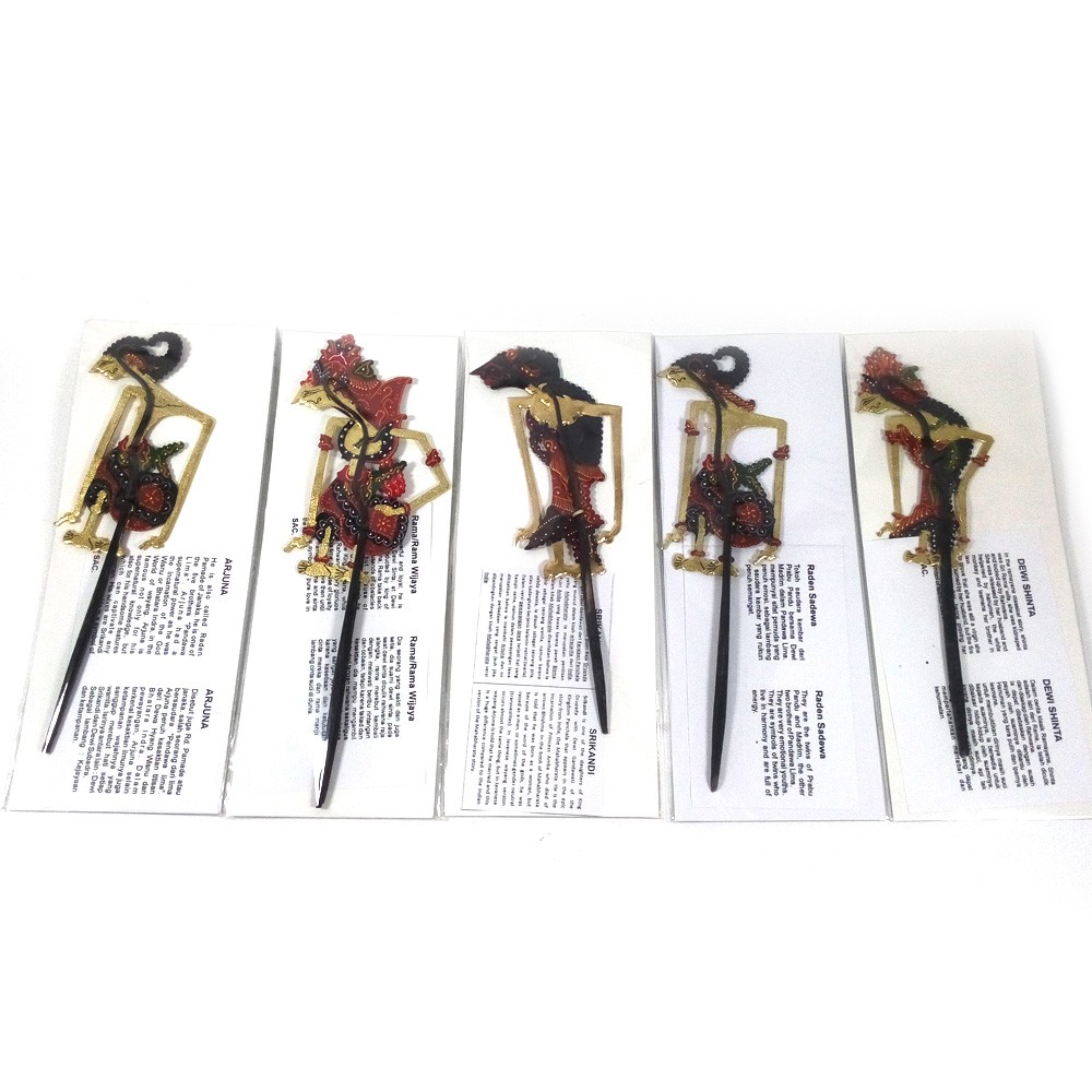 Souvenir Miniatur Wayang Kulit Mini Sunduk 10 cm