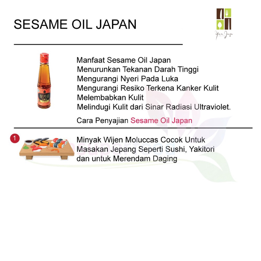 MINYAK WIJEN JAVA SUPER FOOD 135 ML / SESAME OIL KOREA