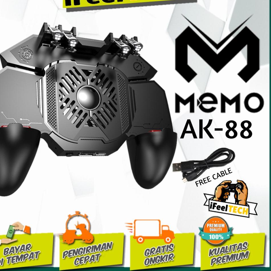 ◙ iFeelTech - Memo AK88 Gamepad Controller 6 Finger Six Finger L1 L2 R1 R2 For Smartphone Original ❄