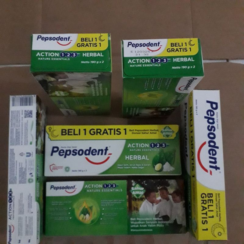 Pepsodent Herbal 190g × 2 pcs