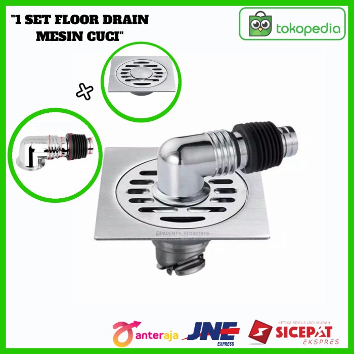 Kepala Selang Mesin Cuci / Floor Drain Mesin Cuci / Saringan Got