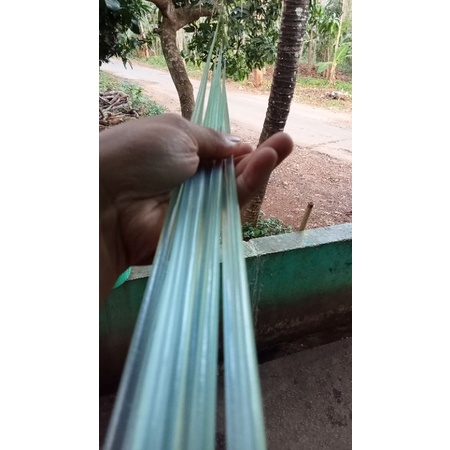 WARNA BENING BAHAN JORAN FIBER SOLID LENTUR PANJANG 130 CM BLANK FIBER SOLID TRANSPARAN LENTUR Bisa 