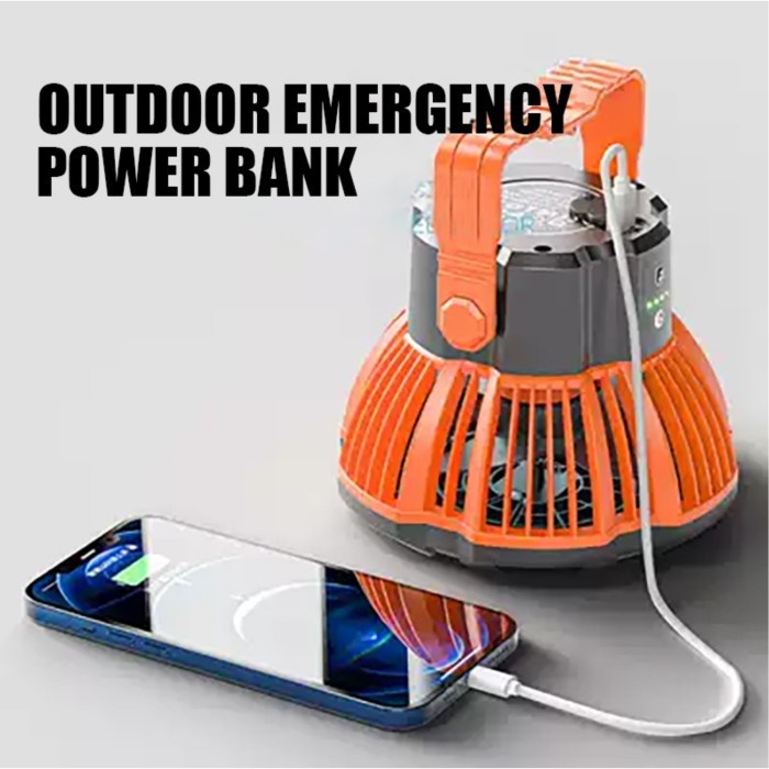 USB lampu camping charger dengan kipas angin lampu memancing / Lampu Camping / Lampu Camping Tahan Lama / Lampu Camping Lampu Outdoor / Lampu Camping Charger / Lampu Camping Lentera Gunung / Lampu Camping Lentera / Lampu Kipas Gantung / Lampu Kipas Led