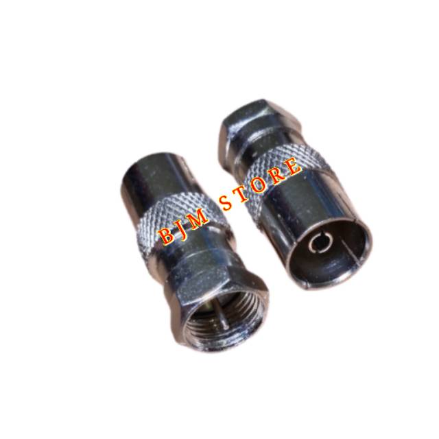 CONNECTOR F MALE TO PAL FEMALE / JACK KONEKTOR PAL CEWEK