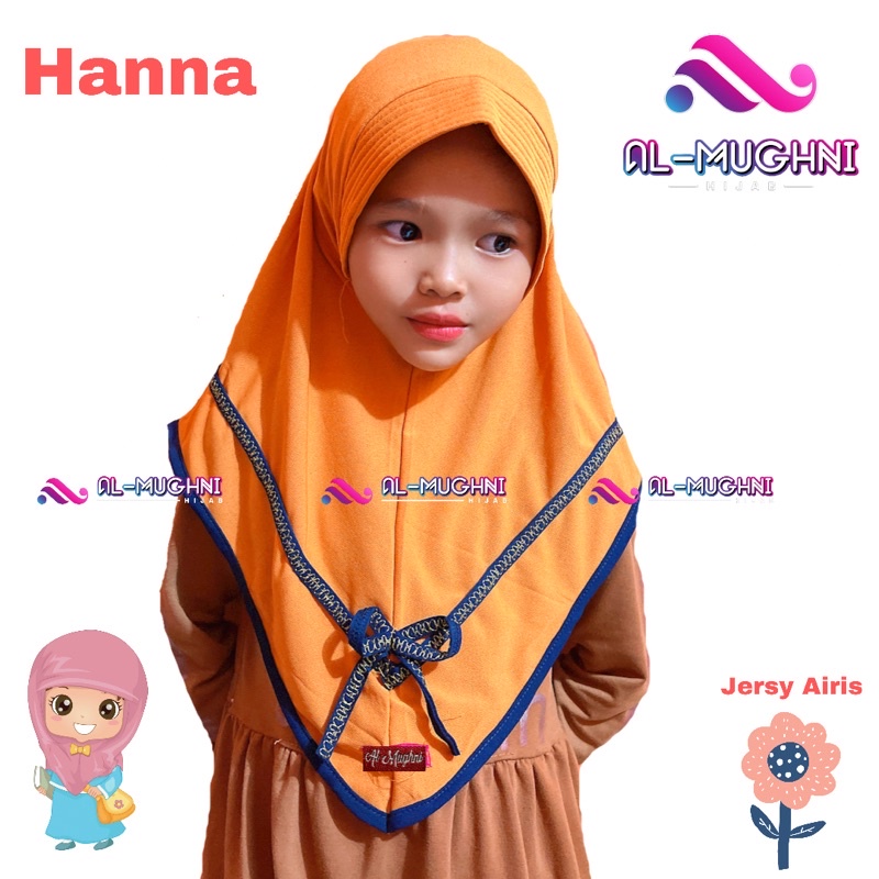 MUGHNI - SK23 COLLECTIONS / HANNA PITA LIST HIJAB BERHO ANAK