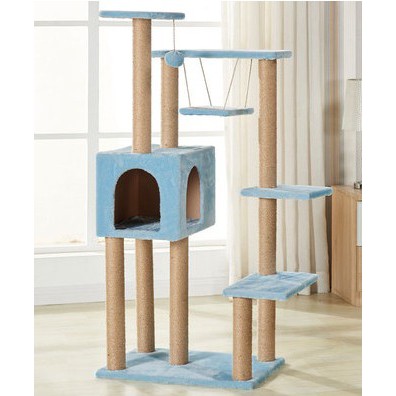 Cats Tree / Pohon Bermain Kucing / Rumah Kucing / Cat Condo / Cat Tower / Kandang Kucing Tingkat