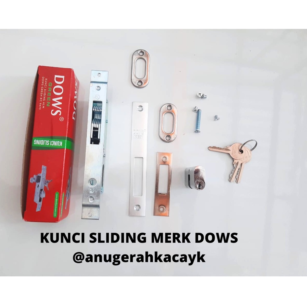 KUNCI SLIDING MURAH / kunci pintu sliding aluminium / sliding lock