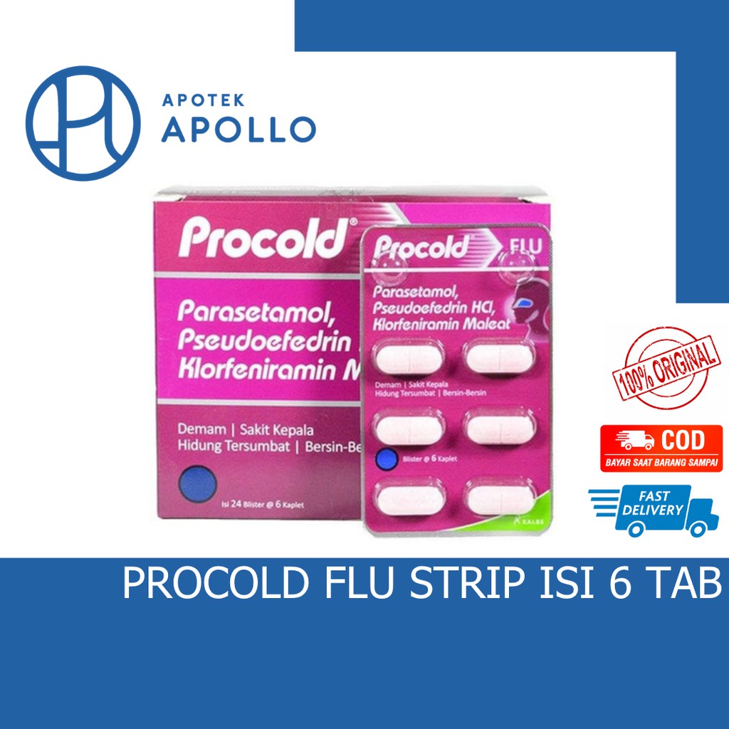 PROCOLD FLU STRIP ISI 6 TABLET