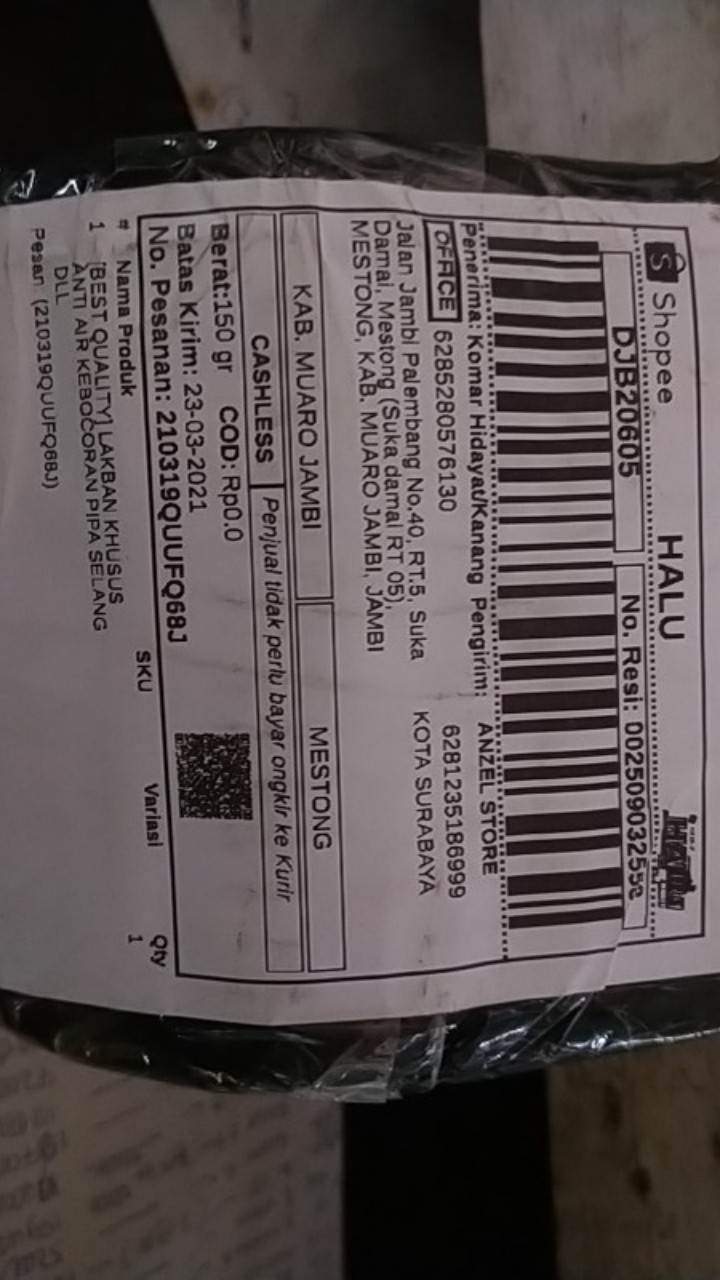 [best Quality] Lakban Khusus Anti Air Kebocoran Pipa Selang Dll