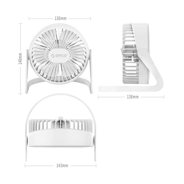 Desktop Usb Mini Fan Orico Ft1-2 - Kipas Angin Mini Usb