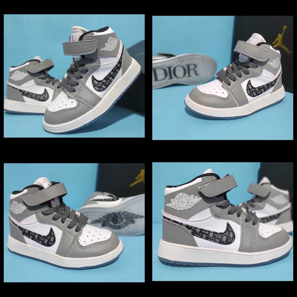 Sepatu Air Jordan X Dior | Sepatu anak laki laki | sepatu anak perempuan | Sneakers Anak High Basket
