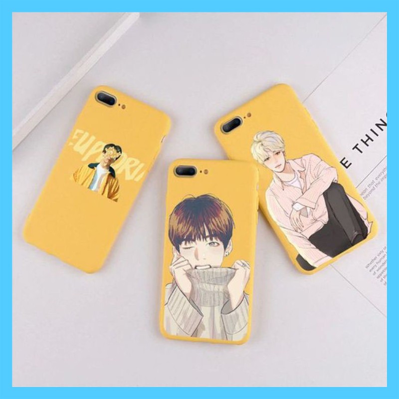 Custom Case Yellow Bts for Realme C2 C1 Realme 2 Oppo A5s Z1 PRO F9 Redmi Note 7 Redmi 7 Samsung A2