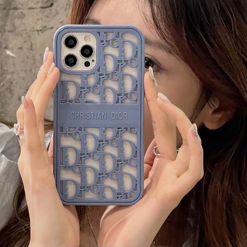 Casing Bumper Case Motif Chirstian Dior Untuk hp IPhone 11 12 13 14 Pro Max IPhone X Xr Xs Max Luxury Black Case