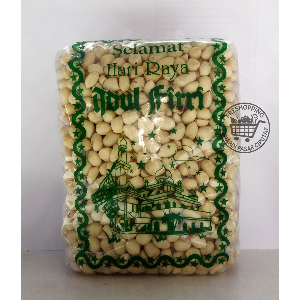 Kacang Tanah Kupas merk IDUL FITRI ±600Gram