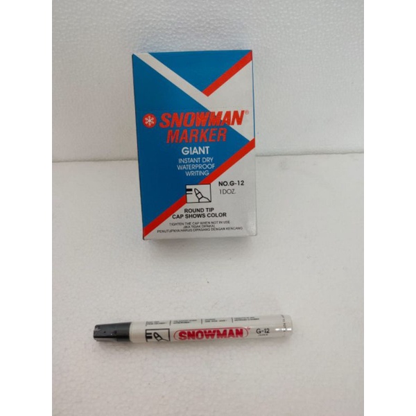 

Snowman Marker Giant G-12 Hitam