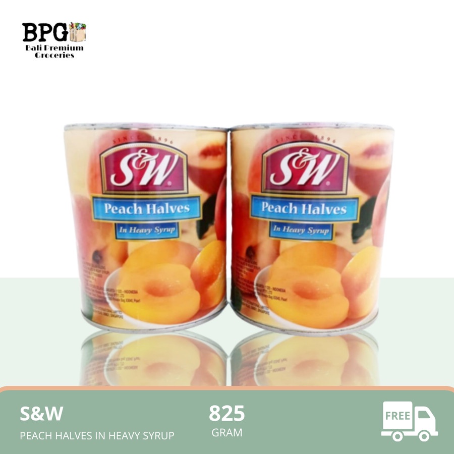 

S&W Peach Halves In Heavy Syrup 825Gr (South Africa)
