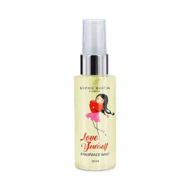 PARFUM WANITA SOPHIE MARTIN AROMA LEMON, MAGNOLIA, CEDAR LOVE YOURSELF FRAGRANCE MIST SMFM1