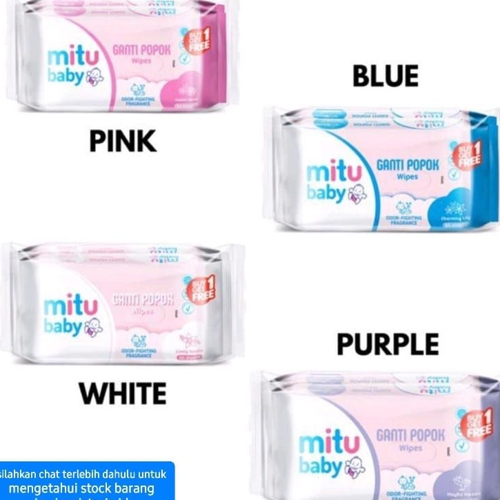 TISSUE BASAH MITU BABY TISU BAYI BABY WIPES 50 SHEET PERLENGKAPAN