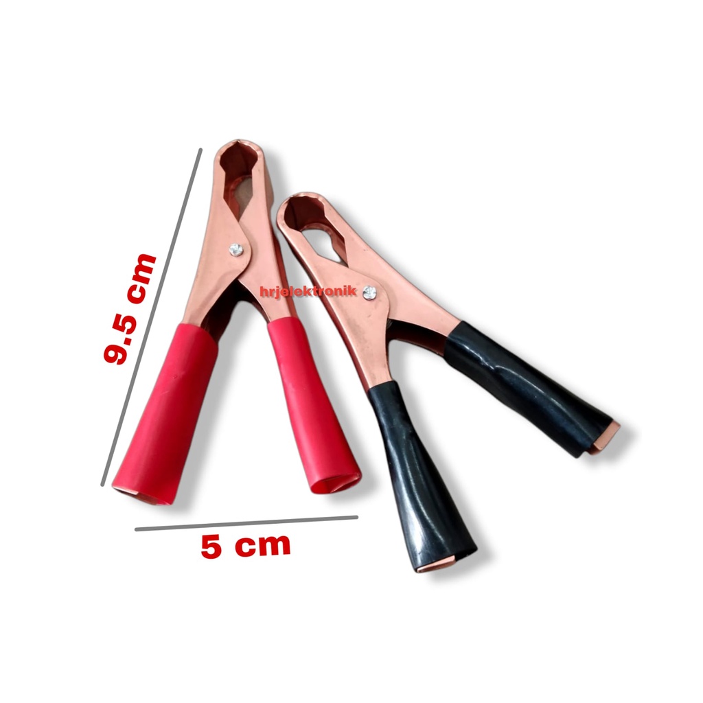 Penjepit aki buaya besar 9.5 cm jepit aki besar