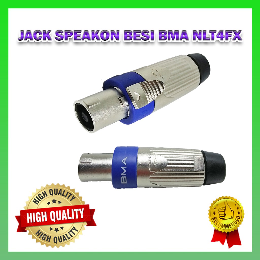 Jack Jek Jec Jeck Speakon Besi BMA NLT4FX / Speakon Connector BMA