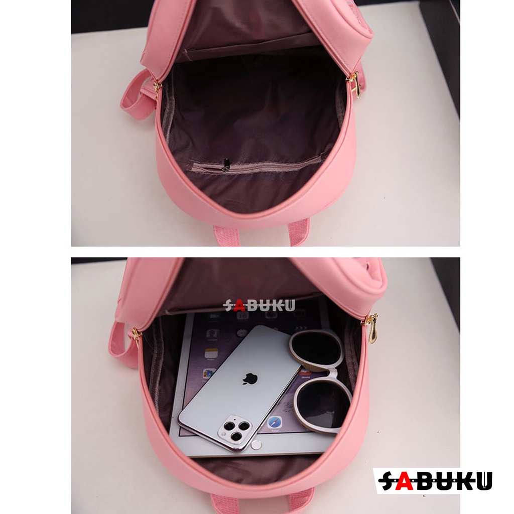 Tas Ransel Wanita 3in1 Ransel Sekolah Women BAG Fashion Korea Tas Wanita Remaja SMP SMA -212