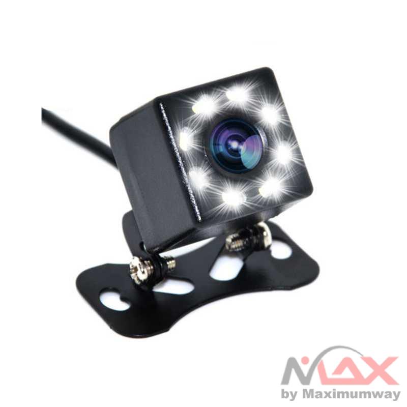 Camera Parkir mobil universal semua jenis mobil Kamera Mundur Kamera Belakang Mobil Car Rearview Camera 8 LED Nightvision Car Rear View Camera Universal Backup Parking Camera 8 LED Night Vision Waterproof HD Color Image 6m or 8m video Anti air