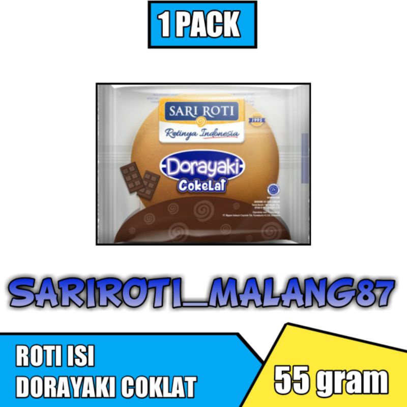 

sari roti dorayaki coklat