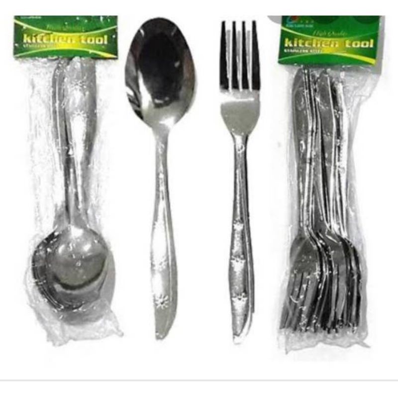 sendok makan garpu makan 1lusin