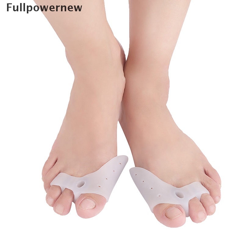 [FULL] 1Pair Silicone Bunion Toe Corrector Orthotics Straightener Separator Pain Relief