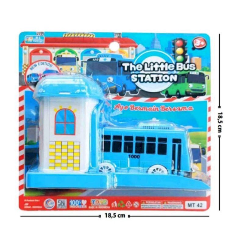 Mainan Bus Tayo Garasi Set Tayo Station