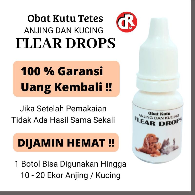 Obat Kutu Anjing Kutu Kucing Flea Tick Ampuh Bergaransi Flear Drops