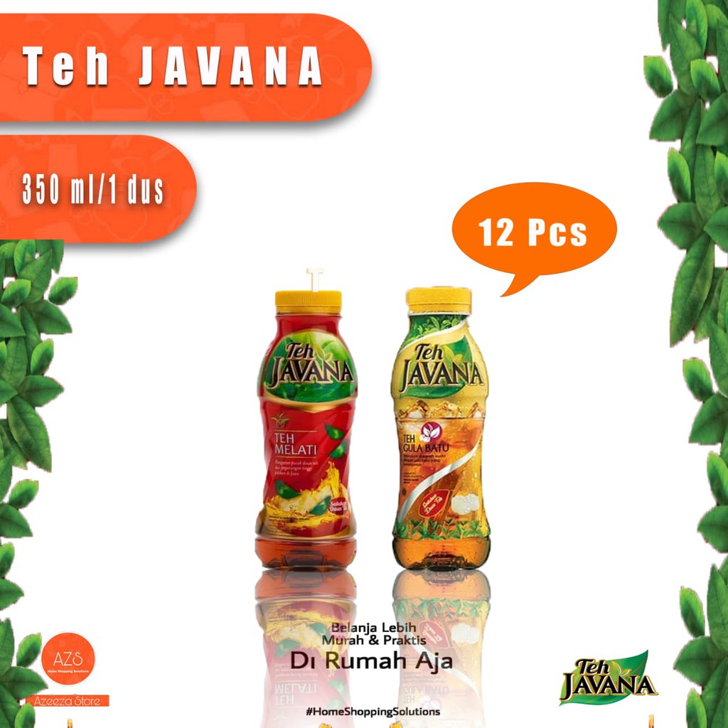 

Teh Javana 350ml Rasa Gula Batu,Original 1 Dus Isi 12 Pack