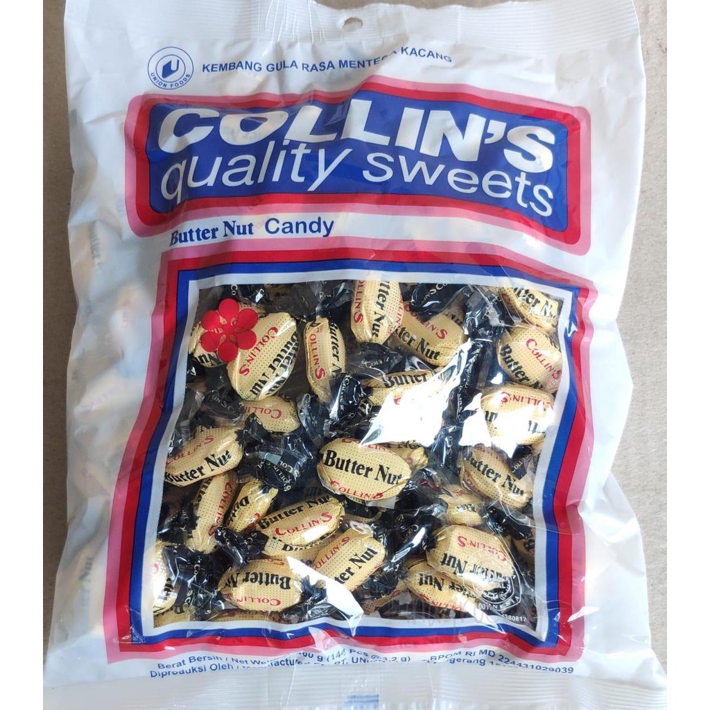 

waw COLLINS BUTTERNUT CANDY 144pcs