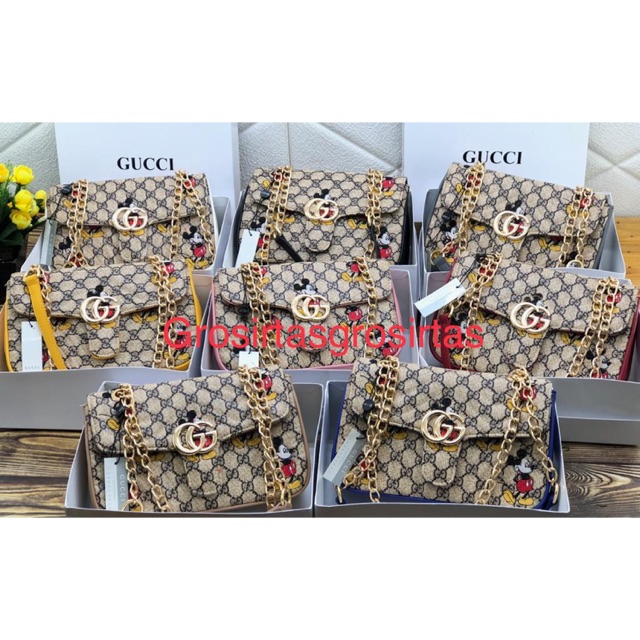 Tas mickey MOUSE MARMON SEMPREM FREE BOX KODE 8970 Uk 24x16cm