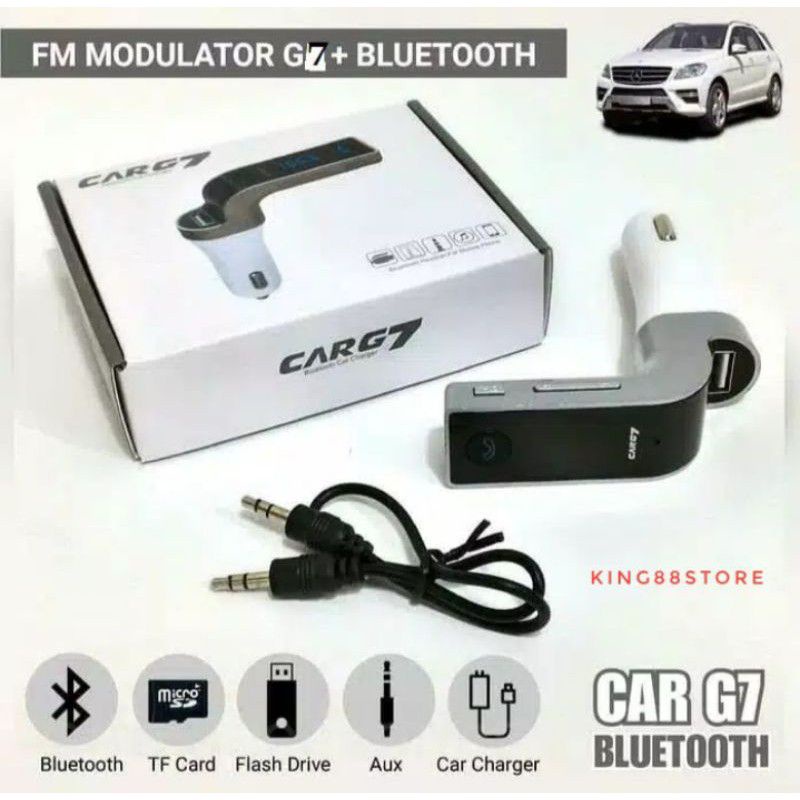 car  G7 fm modulator Bluetooth