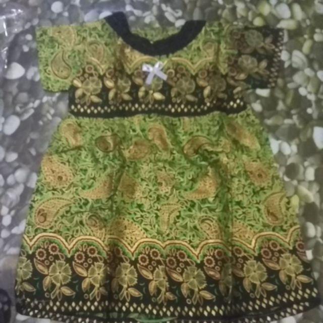 Dress Batik Bayi -2 Tahun 1 Kg 6 Pcs Termurah Cod
