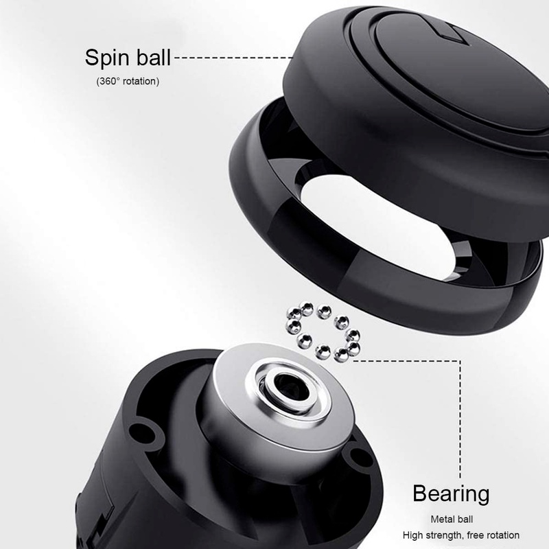 Booster Roda Universal Rotasi 360derajat Metal Bearing Power Gagang Mobil Bola Turning Steering Hand Control Shaped Helper Spinner Knob