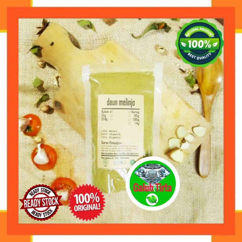 

DAUN MELINJO BUBUK 500 GRAM - Gnetum Gnemon - MURNI - JSR - Rempah herbal alami
