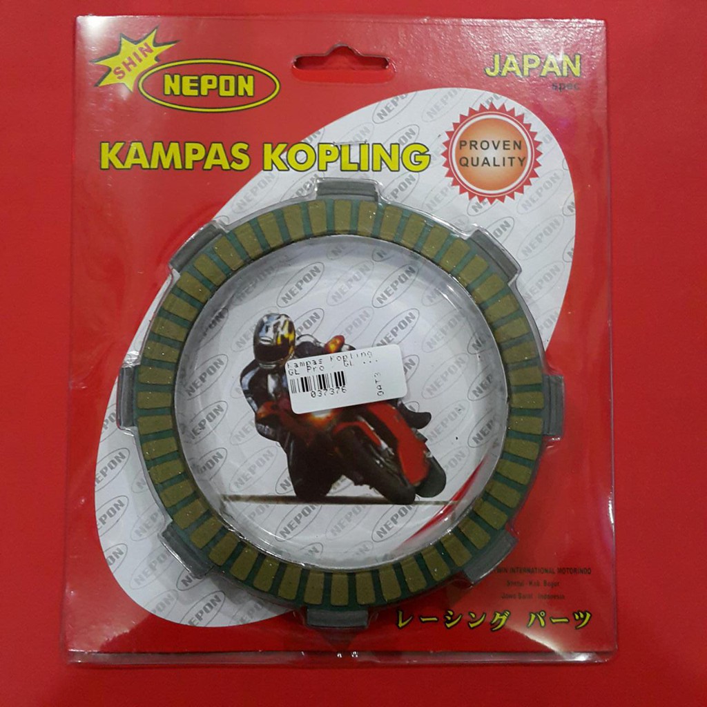 kampas kopling plat kopling Gl Pro Gl 100 nepon Neppon Japan quality