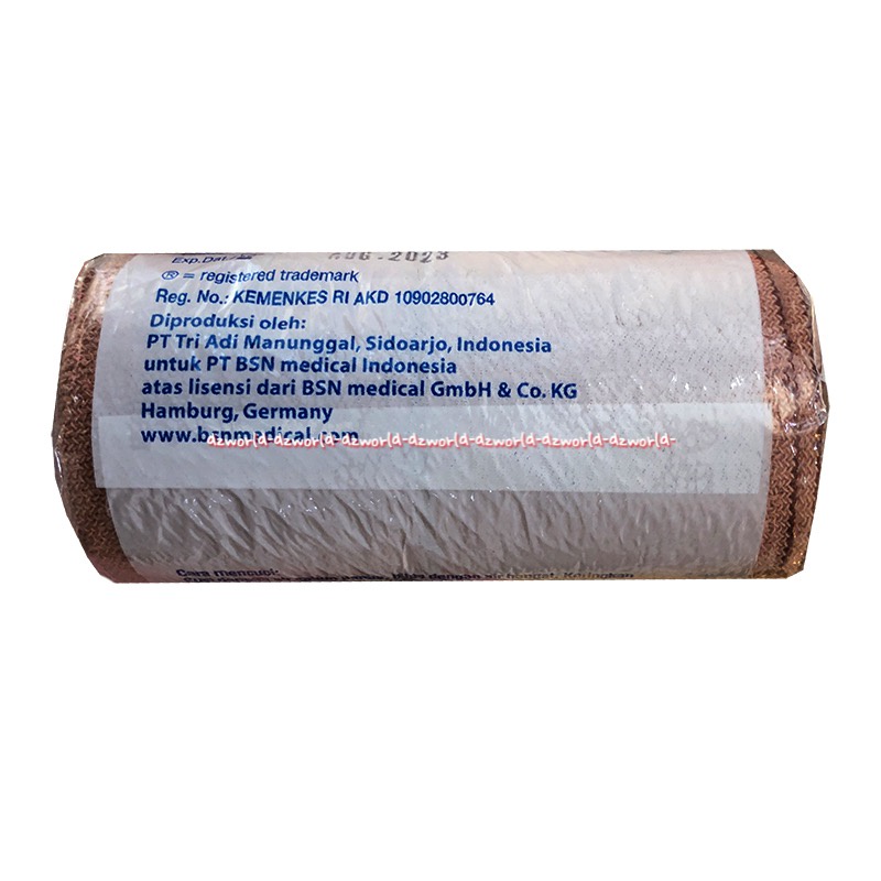 Tensocrepes 10cmx4.5m Pembalut Perban Elastis Perban Coklat untuk Keselo Patah Tulang Tenso Crepes Tensocrepe