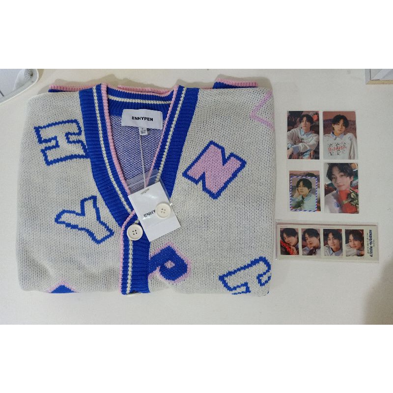 ReadyStock Photocard, Cardigan Little Wishes Enhypen Official