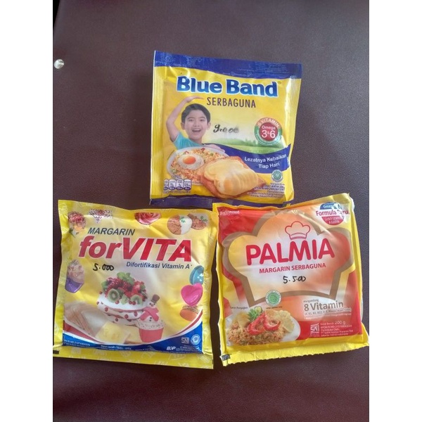 

Margarin_Palmia,Blueband,Forvita_200_gr